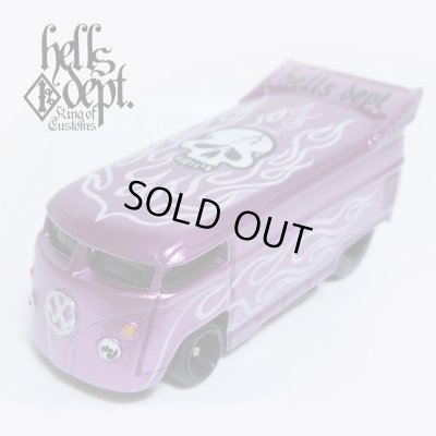 Photo1: JDC13 X BOO Pinstriping 【VOLKSWAGEN DRAG BUS (FINISHED PRODUCT)】PURPLE/RR(SKULL)