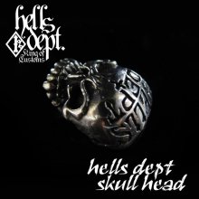 Other Images2: REDRUM 【"EZ PARTS SERIES" HELLS DEPT SKULL HEAD for Bone Shaker】(WHITE METAL)