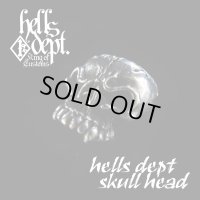 REDRUM 【"EZ PARTS SERIES" HELLS DEPT SKULL HEAD for Bone Shaker】(WHITE METAL)