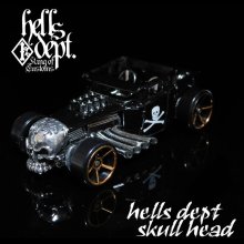 Other Images1: REDRUM 【"EZ PARTS SERIES" HELLS DEPT SKULL HEAD for Bone Shaker】(WHITE METAL)