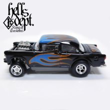 Other Images1: SHO Pinstriping 【'55 CHEVY BEL AIR GASSER (FINISHED PRODUCT)】BLACK-BLUE/RR