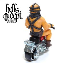 Other Images2: HELLS DEPT 【THE HUMUNGAS FIGURE with HONDA MONKEY (HAND PAINTED)】(RESIN FIGURES)