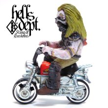 Other Images1: HELLS DEPT 【IMMORTAN JOE FIGURE with HONDA MONKEY (HAND PAINTED)】(RESIN FIGURES)