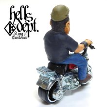 Other Images2: HELLS DEPT【COOKIE FIGURE with HONDA MONKEY (HAND PAINTED)】(RESIN FIGURES)