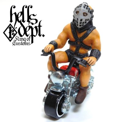 Photo1: HELLS DEPT 【THE HUMUNGAS FIGURE with HONDA MONKEY (HAND PAINTED)】(RESIN FIGURES)