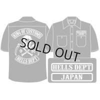 PRE-ORDER HELLS DEPT WORK SHIRTS 【JAPAN EDITION】 BLACK/EXPECTED SHIP DATE March 25