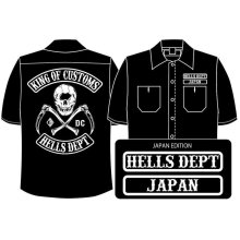 Other Images1: PRE-ORDER HELLS DEPT WORK SHIRTS 【JAPAN EDITION】 BLACK/EXPECTED SHIP DATE March 25