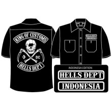 Other Images1: PRE-ORDER HELLS DEPT WORK SHIRTS 【INDONESIA EDITION】 BLACK/EXPECTED SHIP DATE March 25