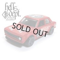 【"DARUMA" DATSUN 510 (FINISHED PRODUCT)】 FLAT RED/RR