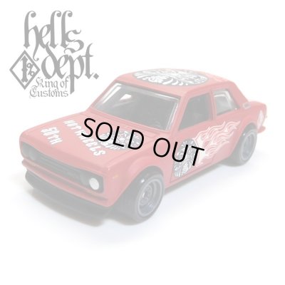 Photo1: 【"DARUMA" DATSUN 510 (FINISHED PRODUCT)】 FLAT RED/RR