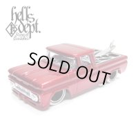JDC13 【"SPIDER" CUSTOM '62 CHEVY with WHITE METAL WHEELS (FINISHED PRODUCT)】RED/WMW