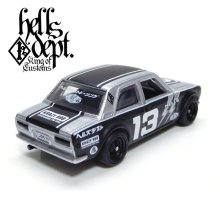 Other Images2: JDC13 【"HELLS DEPT 9th ANNIVERSARY MODEL VOL.2" DATSUN 510 (FINISHED PRODUCT)】 SILVER/RR