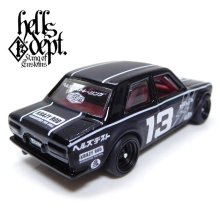 Other Images2: JDC13 【"HELLS DEPT 9th ANNIVERSARY MODEL VOL.3" DATSUN 510 (FINISHED PRODUCT)】 BLACK/RR