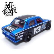 Other Images2: JDC13 【"HELLS DEPT 9th ANNIVERSARY MODEL VOL.6" DATSUN 510 (FINISHED PRODUCT)】 BLUE/RR