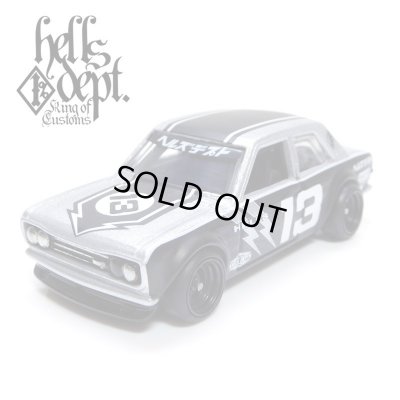 Photo1: JDC13 【"HELLS DEPT 9th ANNIVERSARY MODEL VOL.2" DATSUN 510 (FINISHED PRODUCT)】 SILVER/RR