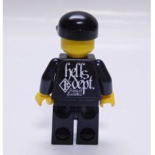 Other Images3: HELLS DEPT- DECAL 【"MINI FIG"】(for LEGO)