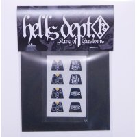 HELLS DEPT- DECAL 【"MINI FIG"】(for LEGO)