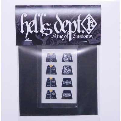 Photo1: HELLS DEPT- DECAL 【"MINI FIG"】(for LEGO)