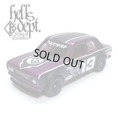 Photo1: JDC13 【"HELLS DEPT 9th ANNIVERSARY MODEL VOL.8" DATSUN 510 (FINISHED PRODUCT)】 PURPLE/RR