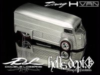 DOUBLE LOSER[S] 【DRAG H-VAN for VW DRAG BUS (CUSTOM PARTS)】(WHITE METAL)