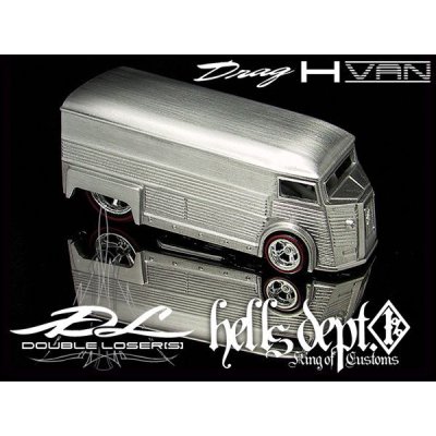 Photo1: DOUBLE LOSER[S] 【DRAG H-VAN for VW DRAG BUS (CUSTOM PARTS)】(WHITE METAL)