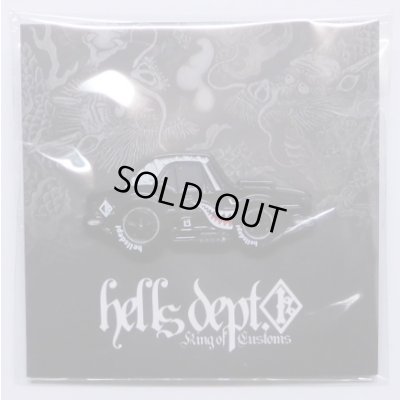 Photo1: 【BLACK Ver.】 HELLS DEPT x FUNKASTOK MOTORS 【"HELLS SHARK CAMARO" PINS】BLACK