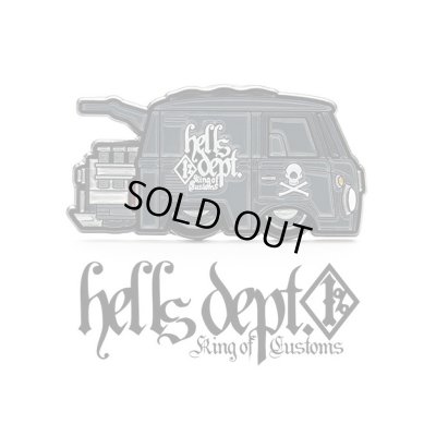 Photo1: HELLS DEPT x FUNKASTOK MOTORS 【"HELLS KOOL KOMBI" PINS】DK.GRAY