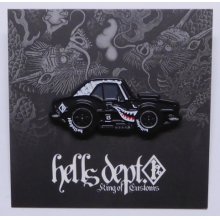 Other Images2: 【BLACK Ver.】 HELLS DEPT x FUNKASTOK MOTORS 【"HELLS SHARK CAMARO" PINS】BLACK