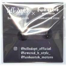 Other Images3: HELLS DEPT x FUNKASTOK MOTORS 【"CYCLOPS" PINS】BLACK