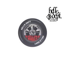 Other Images1: HELLS DEPT- STICKERS 【"HELLS WHEELS"】RED&YELLOW