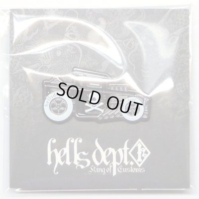 Photo1: HELLS DEPT x FUNKASTOK MOTORS 【"CYCLOPS" PINS】BLACK