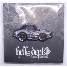 Other Images1: HELLS DEPT x FUNKASTOK MOTORS 【"HELLS SHARK CAMARO" PINS】DK.GRAY