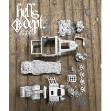 Other Images1:  【HELLS DEPT "SUPER BONE SHAKER" (CUSTOM KIT)】(WHITE METAL)