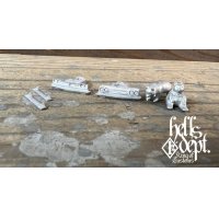 【SET OF FACES (DATSUN 510 & HAKOSUKA) for '75 DATSUN SUNNY TRUCK (CUSTOM PARTS)】(WHITE METAL)