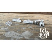 【SET OF FACES (DATSUN 510 & HAKOSUKA) for '75 DATSUN SUNNY TRUCK (CUSTOM PARTS)】(WHITE METAL)