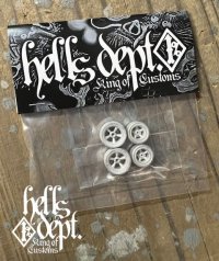 【METAL TIRES for BONE SHAKER (CUSTOM PARTS)】(WHITE METAL)