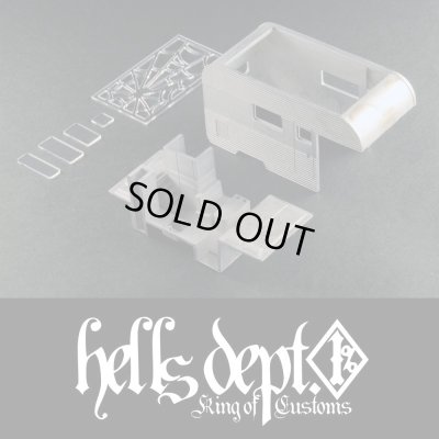 Photo1: 【"HELL CAMP CUSTOM" for VOLKSWAGEN T2 PICKUP (CUSTOM KIT)】(WHITE METAL)