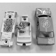 Other Images2: 【'71 DATSUN 510 "LOW DOWN CUSTOM"  CHASSIS (CUSTOM PARTS)】(WHITE METAL)