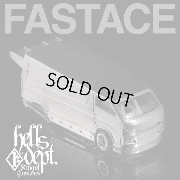 Photo1: DOUBLE LOSER[S]  【FAST ACE (TOYOTA HI-ACE DRAG CAR)】(WHITE METAL) (1)