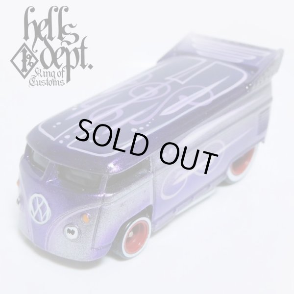 Photo1: JDC13 X BOO Pinstriping 【VOLKSWAGEN DRAG BUS (FINISHED PRODUCT)】PURPLE/RR (1)