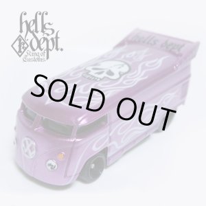 Photo: JDC13 X BOO Pinstriping 【VOLKSWAGEN DRAG BUS (FINISHED PRODUCT)】PURPLE/RR(SKULL)