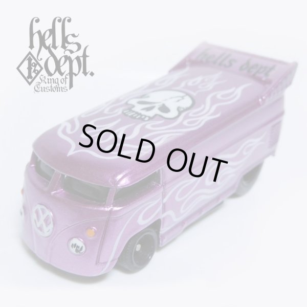 Photo1: JDC13 X BOO Pinstriping 【VOLKSWAGEN DRAG BUS (FINISHED PRODUCT)】PURPLE/RR(SKULL) (1)