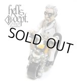 Photo: HELLS DEPT 【Mr. CHICKEN FIGURE with HONDA MONKEY (HAND PAINTED)】(RESIN FIGURES)