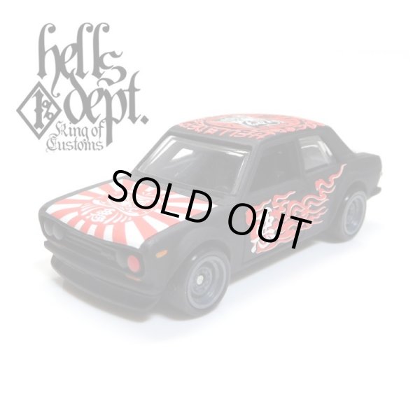 Photo1: 【"DARUMA" DATSUN 510 (FINISHED PRODUCT)】 FLAT BLACK/RR (1)