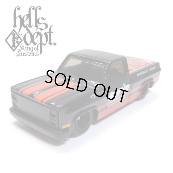 Photo1: JDC13 【"DARUMA" '83 CHEVY SILVERADO with TONNEAU COVER (FINISHED PRODUCT)】 BLACK/RR (1)