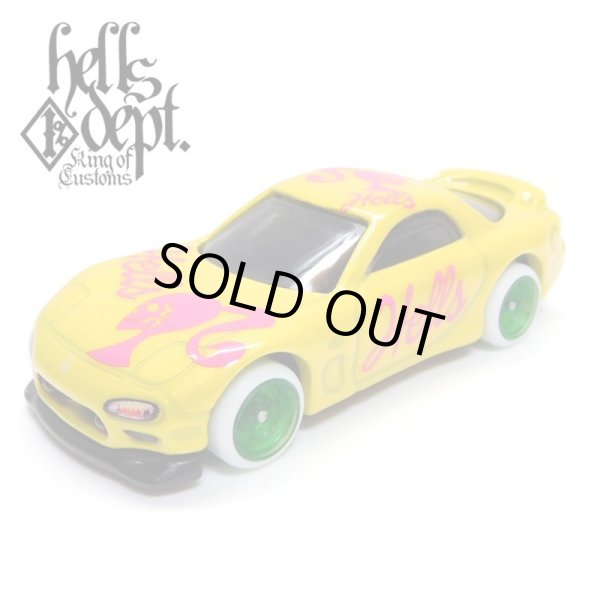 Photo1: JDC13 【"HELLBIE" '95 MAZDA RX-7 (FINISHED PRODUCT)】YELLOW/RR (1)