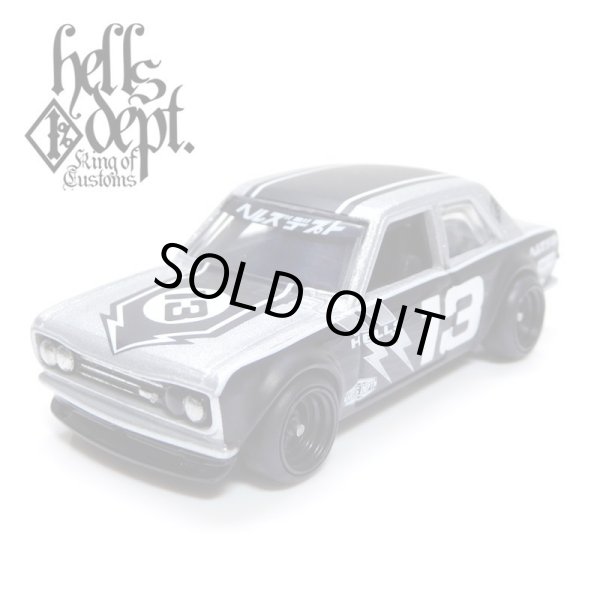 Photo1: JDC13 【"HELLS DEPT 9th ANNIVERSARY MODEL VOL.2" DATSUN 510 (FINISHED PRODUCT)】 SILVER/RR (1)