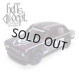 Photo: JDC13 【"HELLS DEPT 9th ANNIVERSARY MODEL VOL.8" DATSUN 510 (FINISHED PRODUCT)】 PURPLE/RR