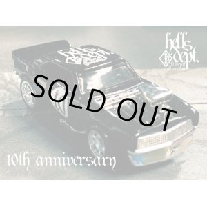 Photo: PRE-ORDER - JDC13 【HELLS DEPT 10th ANNIVERSARY - '67 CAMARO "HELLS 10th" (FINISHED PRODUCT)】 BLACK/RR (EXPECTED SHIP DATE JUN 30, 2020)
