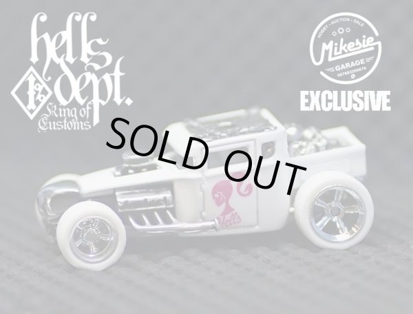 Photo1: JDC13 【"MIKESIE GARAGE EXCLUSIVE" HELLBIE'S CYCLOPS BONE SHAKER (FINISHED PRODUCT)】 WHITE/RR (1)